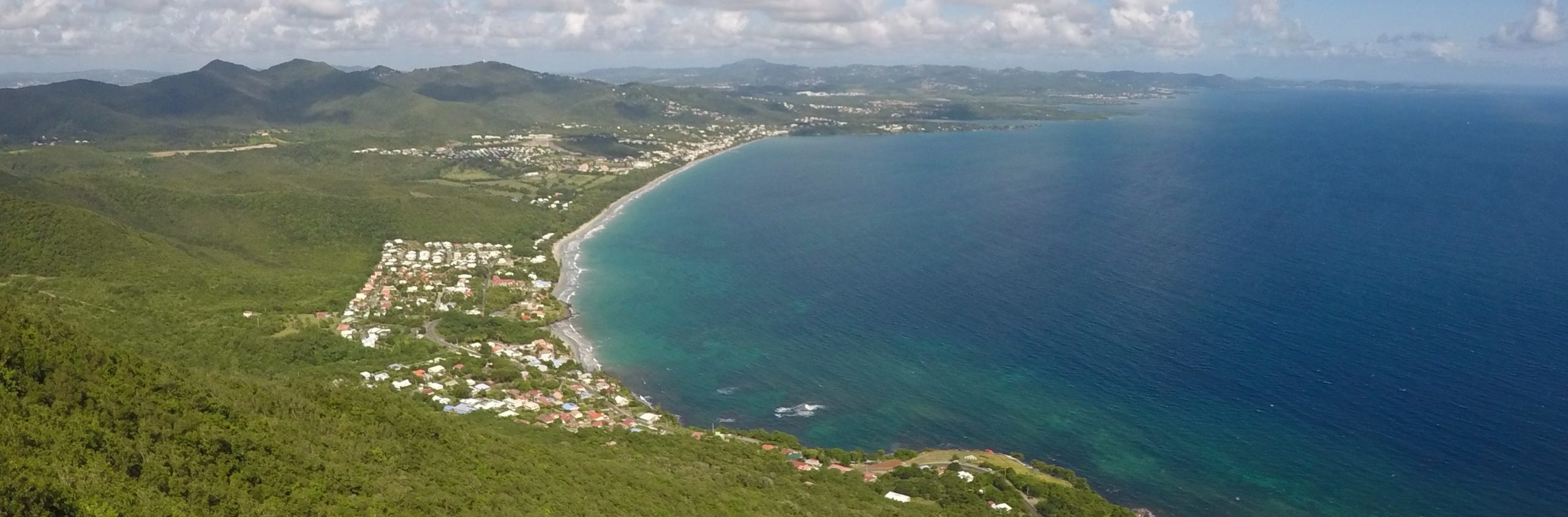 Visitez avec l'île de la Martinique avec Martinique Taxis - Paysage du sud de la Martinique