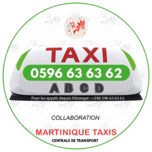 sticker de martinique taxis - collaboration